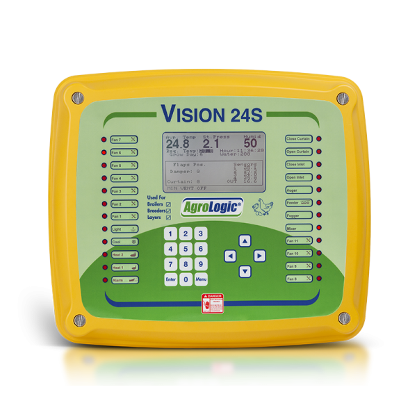 Agrologic Climate Controllers and Feeding Systems for poultry house